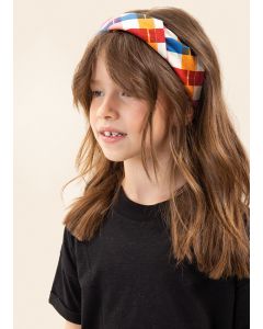 Lenço Tricoline Xadrez - um toque final no look da sua menina