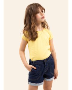 Short Moletom Infantil Jeans Azul - uma peça essencial no guarda-roupa