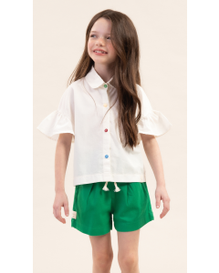 Conjunto Infantil Tricoline e Sarja BugBee. Conjunto de roupa infantil menina.
